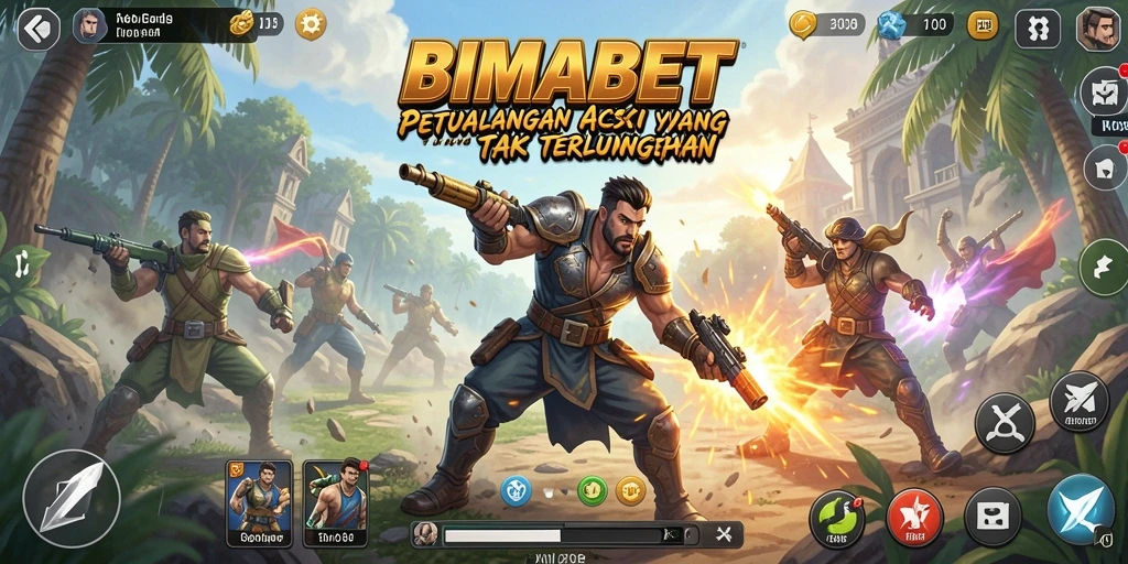 Tampilan gameplay seru dan mendebarkan di BIMABET.