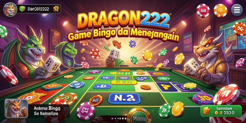 Screenshot gameplay DRAGON222 yang menampilkan momen seru dalam bermain Bingo.