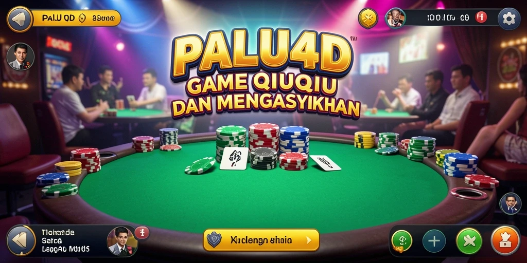 Tampilan gameplay seru di PALU4D dengan aksi QiuQiu yang menarik.
